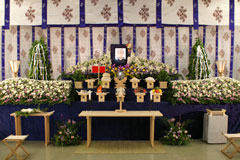 神式花祭壇