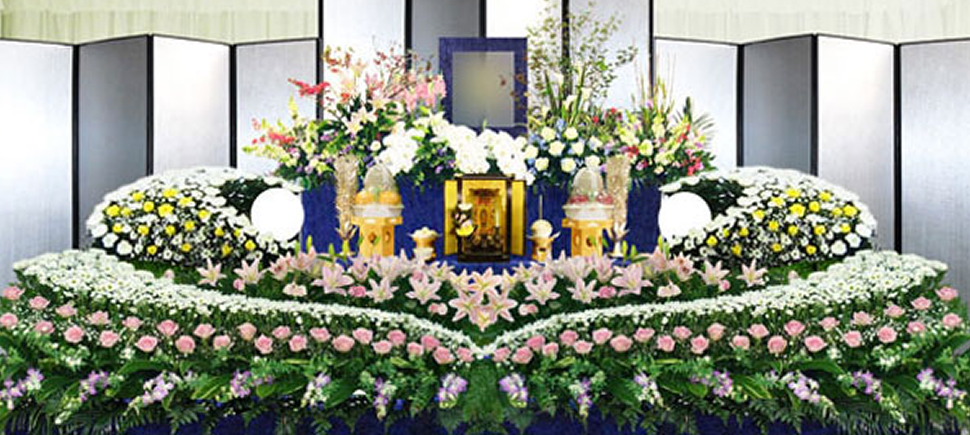 生花デザイン祭壇